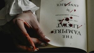 Vampire Blood And Book.