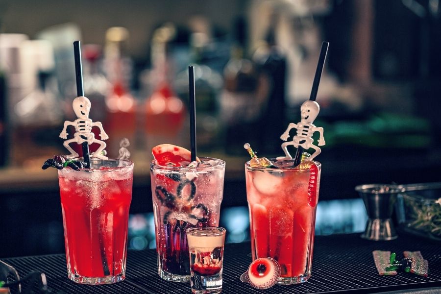 Halloween cocktails.