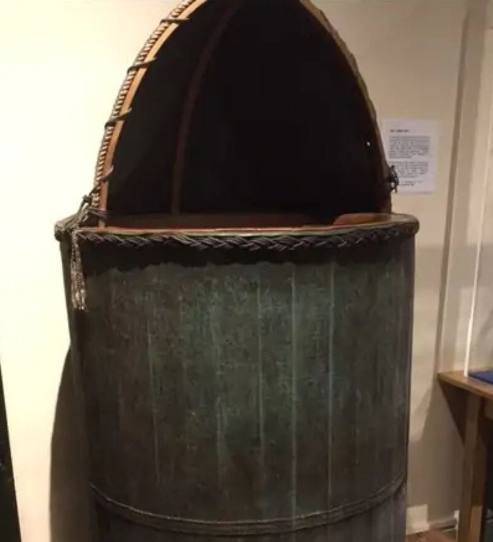 Crows nest replica.