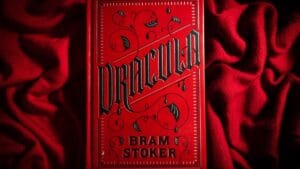 Dracula book by Bram Stoker.