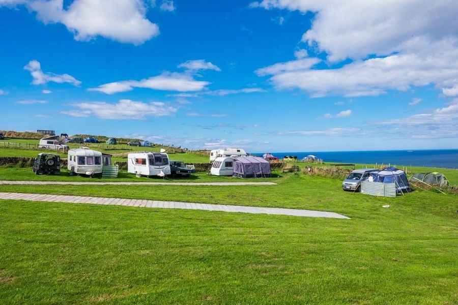 Bay Ness Farm Campsite in Robin Hood's Bay