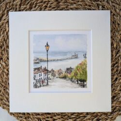 Whitby 199 Steps Fine Art Print by Joanne Knowles