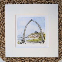 Whitby Whalebone Arch Art Print by Joanne Knowles