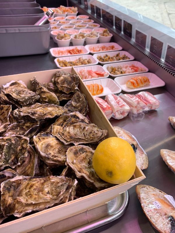 The Seafood Shack, fresh seafood stall in Whitby. The Seafood Shack, fresh seafood stall in Whitby.