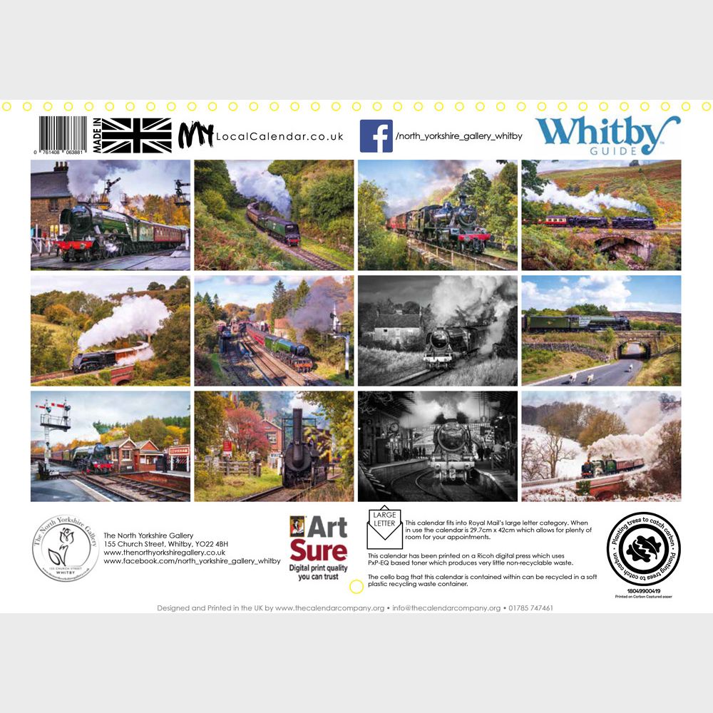 Steam Train 2027 Calendar