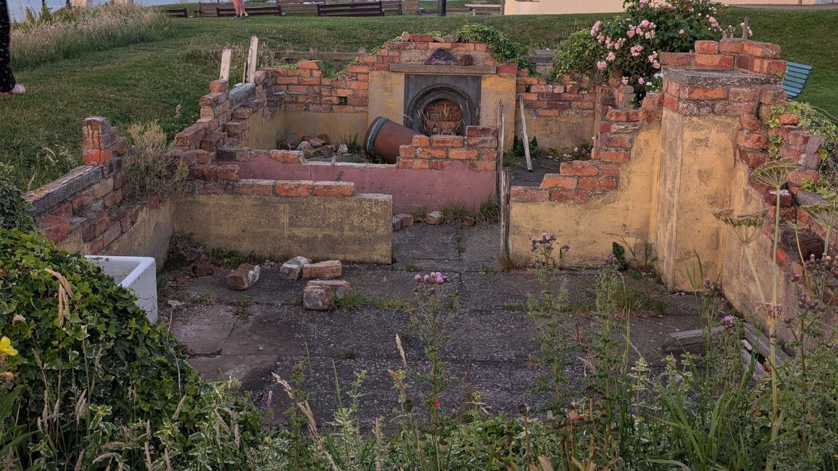 Bombardment Memorial Garden in Whitby.