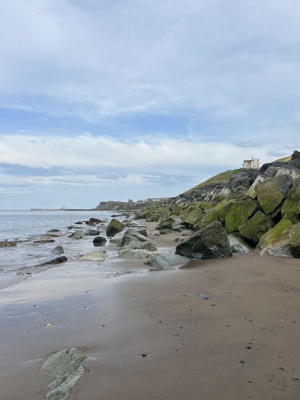 Sandsend to Whitby walk via the beach. Sandsend to Whitby walk via the beach.
